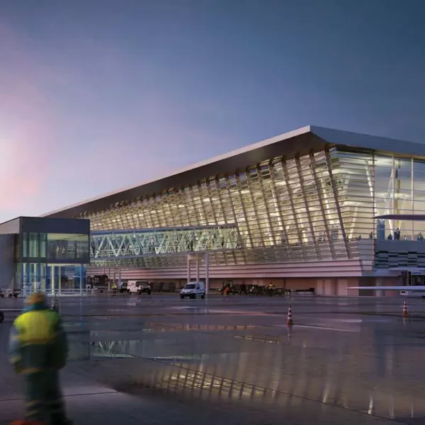 Aéroport Int. Pise Expansion Terminal Passagers