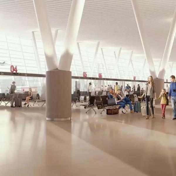 Aéroport Int. Pise Expansion Terminal Passagers